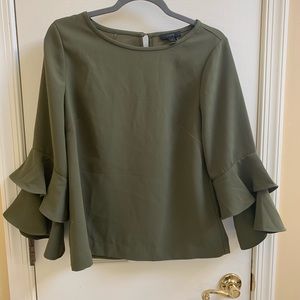 J crew olive green top